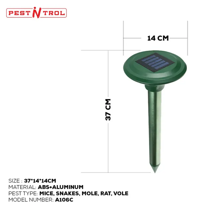 3 In 1 Solar Mole Repeller